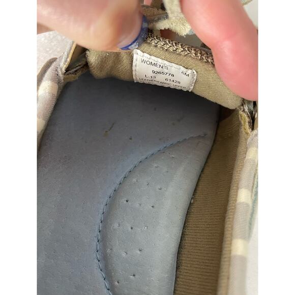 Sperry Top-Sider non-marking leather slip on comfort casual shoes tan gray 6 - Picture 7 of 7